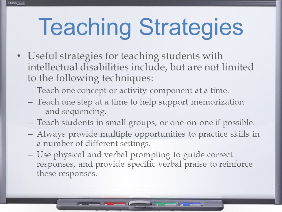 Teaching students with disability